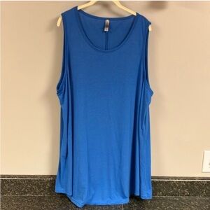 12/21  Epic MMA blue long swing tank top 4x